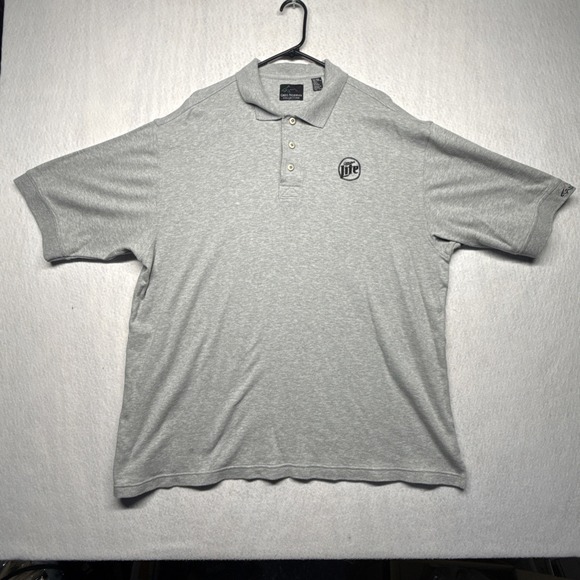 Greg Norman Collection Other - Greg Norman Collection Polo Gray 2XL - Miller Lite Embroidery